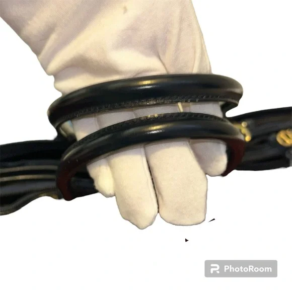 Vintage Christian Dior Navy Trotter Handbag Shoulder Bag Purse with COA - Picture 6 of 15